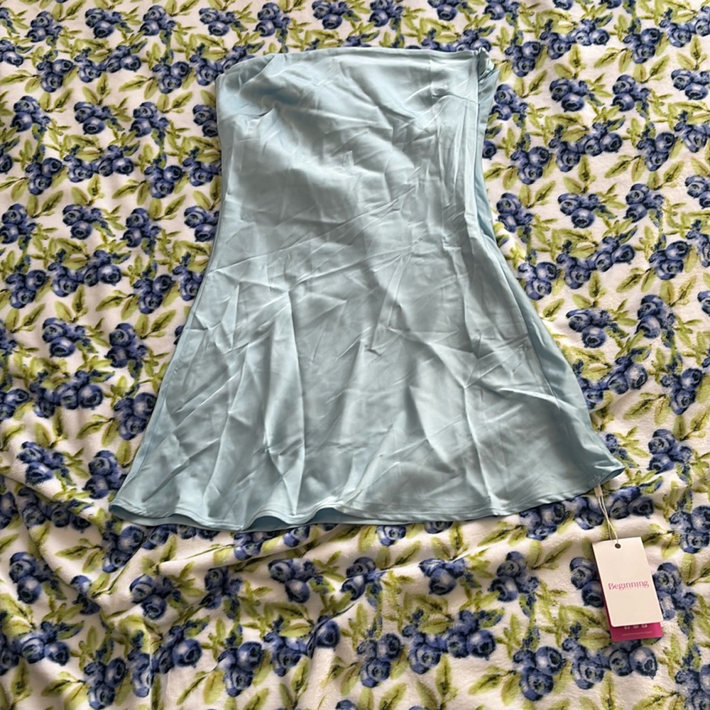 Beginning boutique silk dress